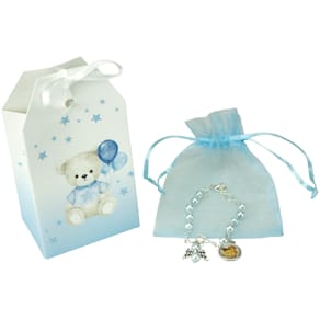 Geschenkset Taufe Bär, blau