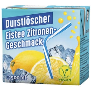 Eistee DURSTLÖSCHER Zitrone, 12 x 0,5L
