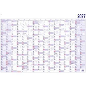 Wandkalender GÜSS A3 Versandrohr, 1J 1S