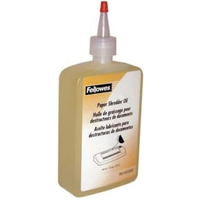 Makulatorolie Fellowes, smører skærene, 6 stk