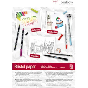 Tombow Skissblock Bristol A6 250g 25ark