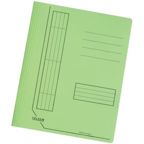 Schnellhefter Falken, A4, intensiv hellgrün, Manila
