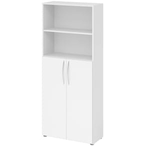 Flügeltürenschrank HAMMERBACHER V4770, weiß/weiß, 80 x 34,6 x 188