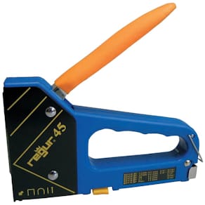 Heftpistole DR. GOLD, blau/gelb