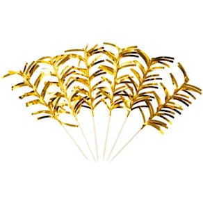 Dekor JOKER coctailsticks gull (20)