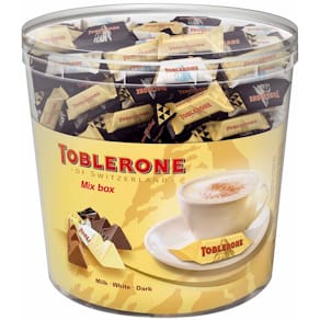 Chokolade Toblerone Tiny Mix, minibarer, 904 g