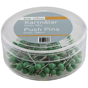 Kortnåle BNT grønne, 4×20×4 mm, 100 stk