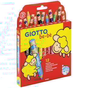Farbstiftetui Giotto Super be-bè K12, 12 Stück