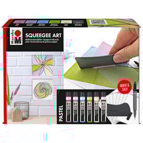 Acrylfarben-Set Marabu Squeegee Art, Pastel