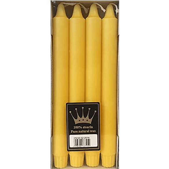 Kronelys DIANA stearin gul 9 timer (8)