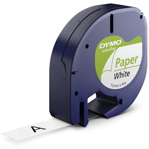 Labeltape DYMO hvid, 10 ruller