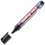 Whiteboardpenna EDDING 363 Svart, torksäker, sned, 10st