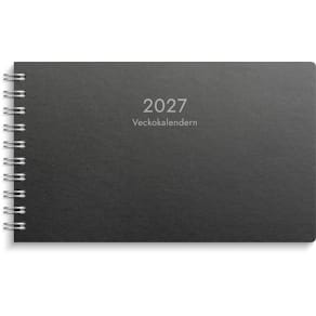 Veckokalendern Eco Line 2027 svart