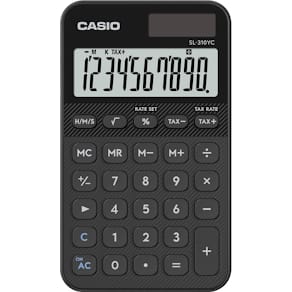 Zakrekenmachine Casio SL-310YC, zwart
