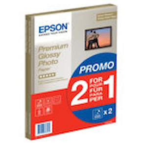 Epson Premium Glossy Photo Paper BOGOF - Blank - A4 (210 x 297