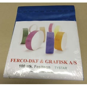 Etiketter blå, 100 stk