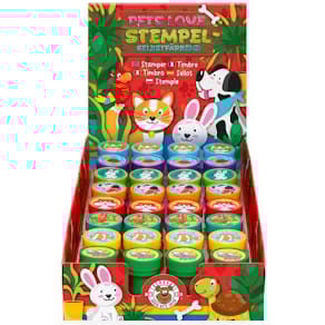 Kinderstempel TRENDHAUS Haustiere, sortiert