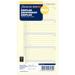 Årsplan Personal 2026 Svensk/Dansk/Norsk