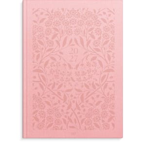 Sjefskalender GRIEG A5 imit. 2027 rosa