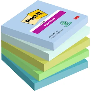 Notes POST-IT Super Sticky Oasis 76x76 5/fp