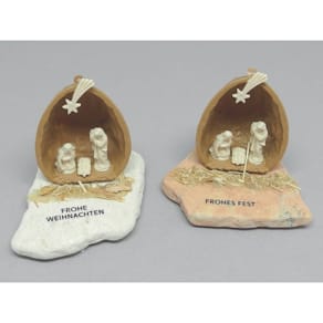 Krippe Noname auf Stein, sortiert