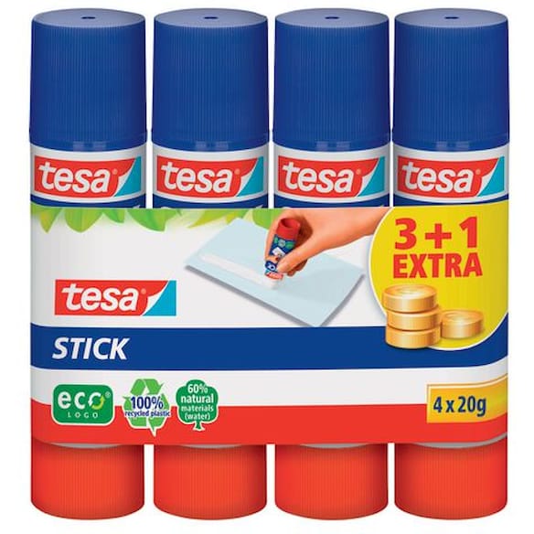 Limstift TESA 20g u/løsemidler (4)