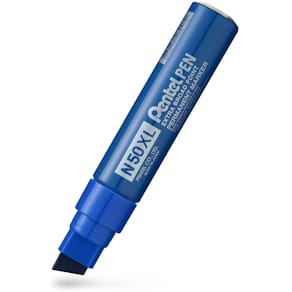 Permanent marker Pentel N50XL, 8–15 mm skrå, blå, 6 stk