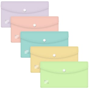 Dokumententasche Oxford, PP, DL, pastell sortiert