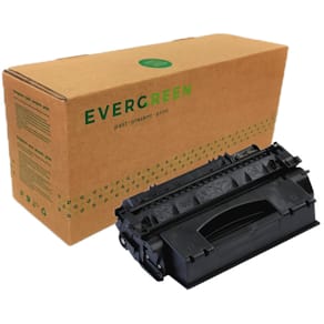Lasertoner EVERGREEN, kompatibel mit HP CE505X, schwarz