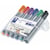 Flipchartmarker STAEDTLER Lumocolor 356, DRY SAFE, 2 mm, 6 farver
