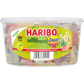 Fruchtgummi Haribo Saure Bärenzungen, 150 St.