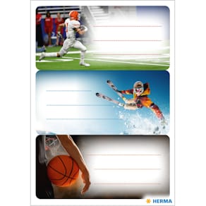 Schuletiketten HERMA Sport