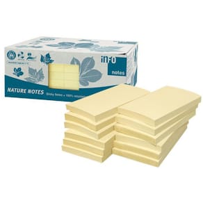 Notes INFO NOTES recy 75x125 gul 12/fp