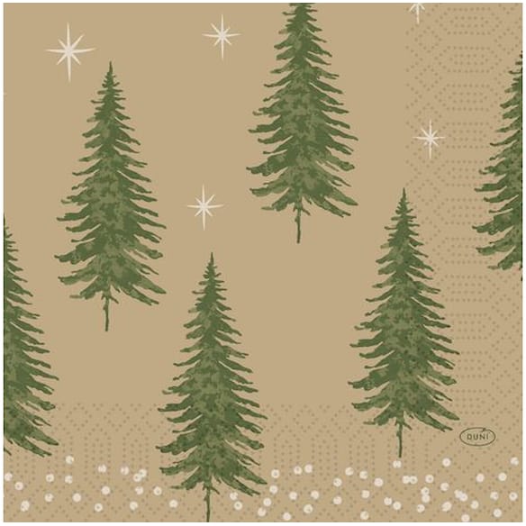 Serviett DUNI 3L 33cm Humble trees (50) 10frp