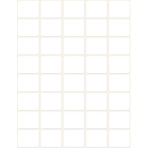 Vielzweck-Etiketten Avery Zweckform, 22 x 18 mm, weiß