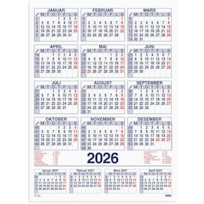 Plakatkalender GRIEG 2026 59x80 cm