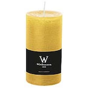 Stumpenkerze D-LUX MARBLE, 130x68 mm, dotter