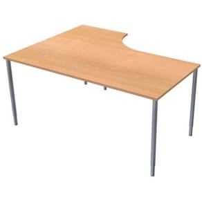 Bord frist h 1,6x1,2x0,8x0,6m bokl/grå