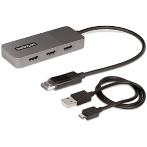 StarTech.com 3-Port MST Hub, DisplayPort to Triple HDMI