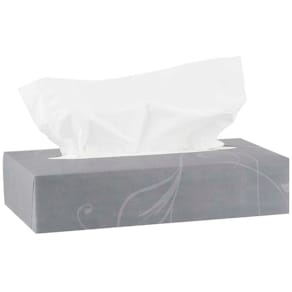 Ansigtsservietter Katrin Plus 2-lags hvid 210x205 mm kasse 40 pk