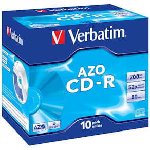CD-R VERBATIM AZO 700MB 10/fp
