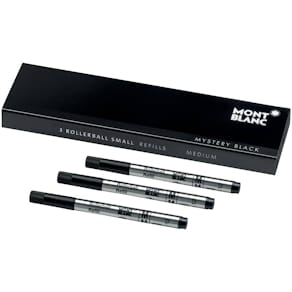 Tintenrollermine Montblanc Mystery Black, small, M, schwarz, 3 St