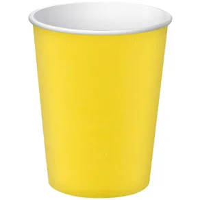 Pappersbägare PRONAPPE 20cl gul 15/fp