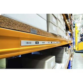 Skilteskinne Durable stål 80 x 1020 mm, 25 stk