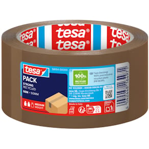 Packband tesa Eco & Strong, 50 mm x 66 m, braun