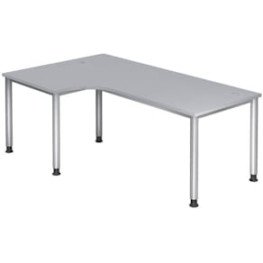 Schreibtisch HAMMERBACHER HS82, 200x120 cm, grau
