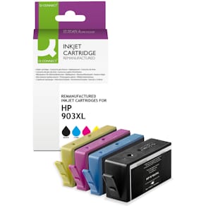 Tintenpatrone Q-CONNECT ersetzt HP 903XL, Multipack, schwarz/cyan