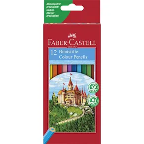 Färgpenna FABER CASTELL Slott 12/fp