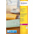 Adresetiketten Avery L7560-25, 63,5 x 38,1 mm, transparant, 525