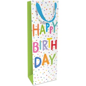 Flaschentragetasche BRAUN+COMPANY Geburtstag, bunt